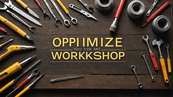 Optimisez votre atelier avec l'outillage professionnel adapté